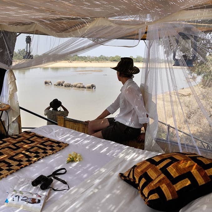 View Kaingo Camp in South Luangwa National Park